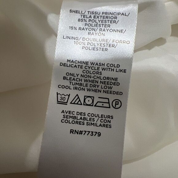 Ann Taylor Hutton Blazer Size 4 White Soft Jacket Brushed Knit NEW NWT - Picture 7 of 8